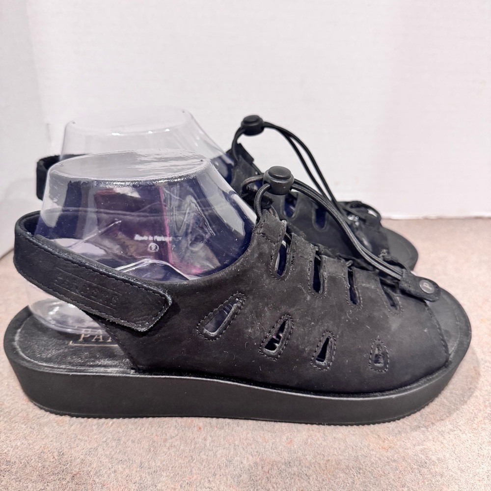 Pandere The Traveler Women’s Sandal In Black Size 8 Bungee Orthotic Shoe